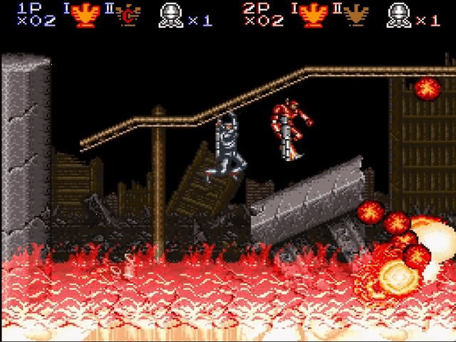 Super Probotector: Alien Rebels screenshot 3 for Super Nintendo